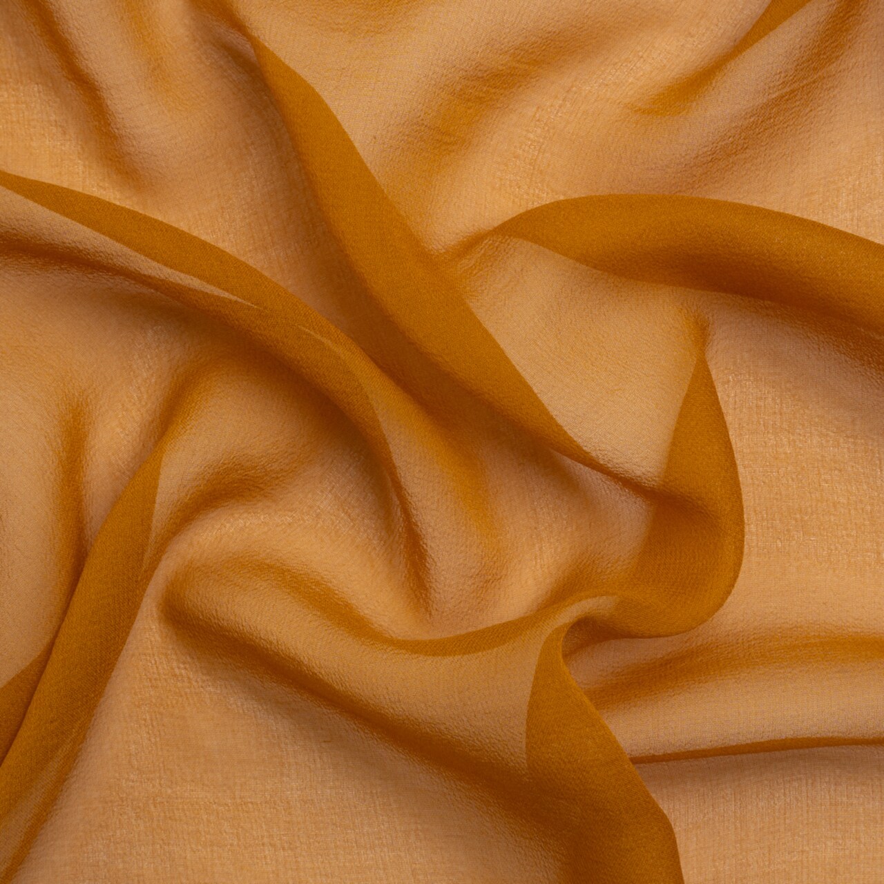 1 Yard Maple Silk Georgette Lightweight Flowing Fabric for Elegant Garments 53 inch Width